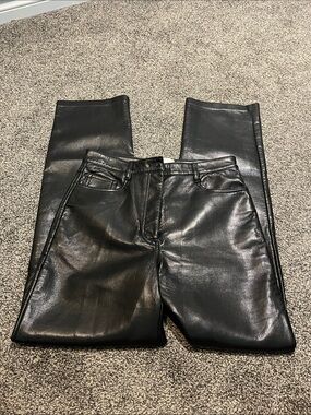 Wilfred Black Melina Faux Leather Pants